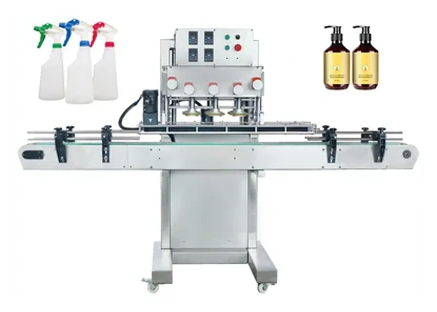 Lancing automatic screw capping machine